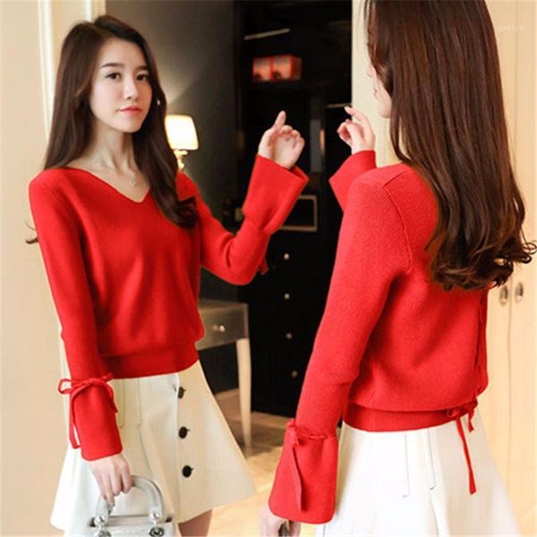 women's sweaters women's lace sweater 2021 autumn winter loose casual long sleeve pullover v-neck bow personalized design flare sw, White;black
women's sweaters women's lace sweater 2021 autumn winter loose casual long sleeve pullover v-neck bow personalized design flare sw, White;black