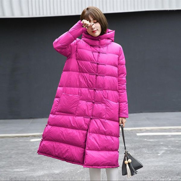 2020 new winter women warm thick white duck down jacket hooded loose long coat female fashion casual outerwear parkas mujer1, Black
2020 new winter women warm thick white duck down jacket hooded loose long coat female fashion casual outerwear parkas mujer1, Black