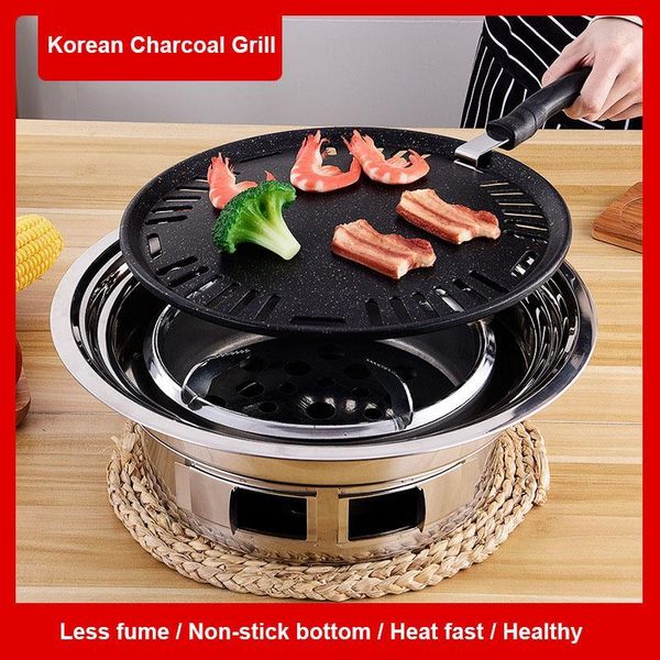camp kitchen korean-style charcoal grill stainless steel outdoor portable home multi-function barbecue non-stick pan full set1
camp kitchen korean-style charcoal grill stainless steel outdoor portable home multi-function barbecue non-stick pan full set1