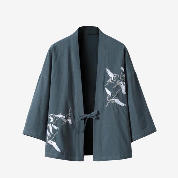 cchinese style cardigan jacket summer linen cotton coat japanese kimono 2021 new embroidery streetwear windbreaker clothes 5xl1, Black;brown
cchinese style cardigan jacket summer linen cotton coat japanese kimono 2021 new embroidery streetwear windbreaker clothes 5xl1, Black;brown