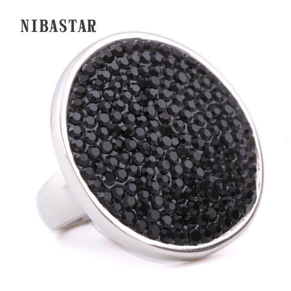 fashion black crystal wedding rings stainless steel part ring women jewelry, Golden;silver
fashion black crystal wedding rings stainless steel part ring women jewelry, Golden;silver