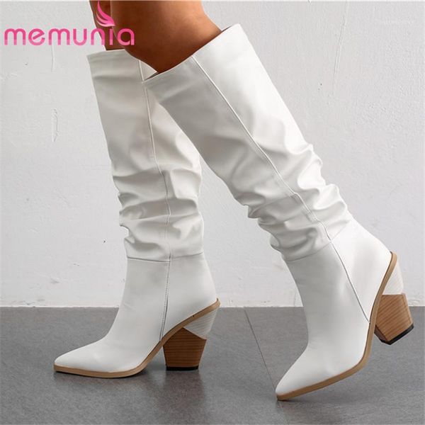 memunia 2020 new fashion women knee high boots solid colors autumn winter boots slip on high heels dress work shoes ladies1, Black
memunia 2020 new fashion women knee high boots solid colors autumn winter boots slip on high heels dress work shoes ladies1, Black