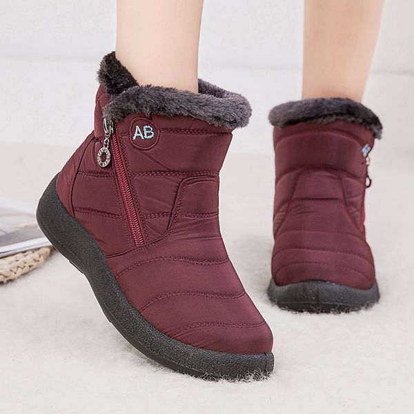 women boots 2020 fashion waterproof snow boots for winter shoes women casual lightweight ankle botas mujer warm winter, Black
women boots 2020 fashion waterproof snow boots for winter shoes women casual lightweight ankle botas mujer warm winter, Black