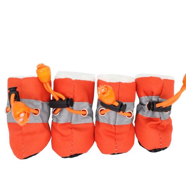 4pcs/set winter reflective thick warm pet shoes dogs snow boots anti-slip waterproof shoes for small dogs cats jllcsx
4pcs/set winter reflective thick warm pet shoes dogs snow boots anti-slip waterproof shoes for small dogs cats jllcsx