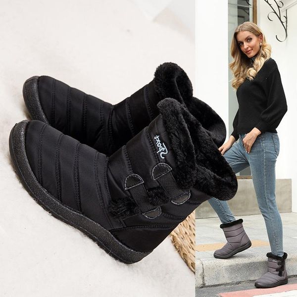 women boots 2020 fashion waterproof snow boots for winter shoes women casual female botas mujer warm winter, Black
women boots 2020 fashion waterproof snow boots for winter shoes women casual female botas mujer warm winter, Black