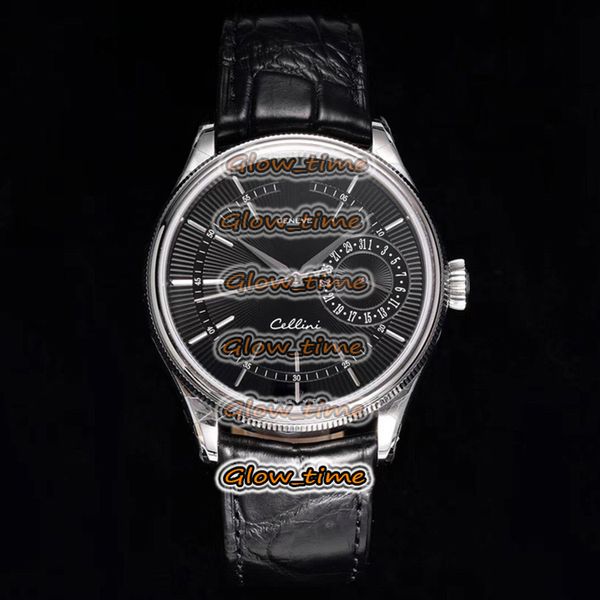 gmf version cellini 39mm sa3126 automatic mechanical black dial m50519 sapphire mens watch silver steel case leather strap luxry watches, Slivery;brown
gmf version cellini 39mm sa3126 automatic mechanical black dial m50519 sapphire mens watch silver steel case leather strap luxry watches, Slivery;brown