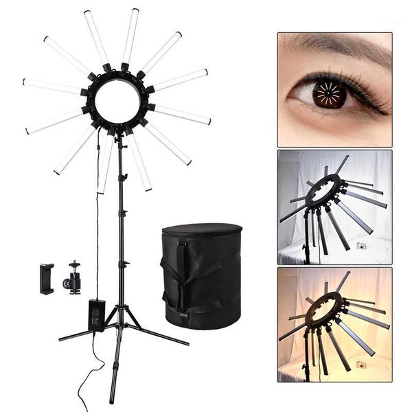 flash heads fosoto tl-1800s pographic lighting 12 tubes led star light camera po studio phone pography ring lamp with tripod1
flash heads fosoto tl-1800s pographic lighting 12 tubes led star light camera po studio phone pography ring lamp with tripod1
