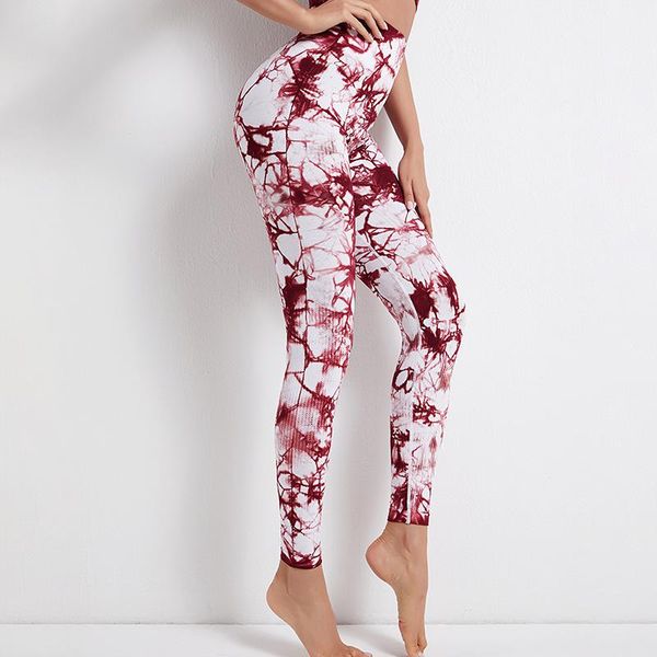 new seamless tie-dye tight-fitting sports pants women's breathable printing fitness pants stretch hip-lifting sports yoga, White;red
new seamless tie-dye tight-fitting sports pants women's breathable printing fitness pants stretch hip-lifting sports yoga, White;red