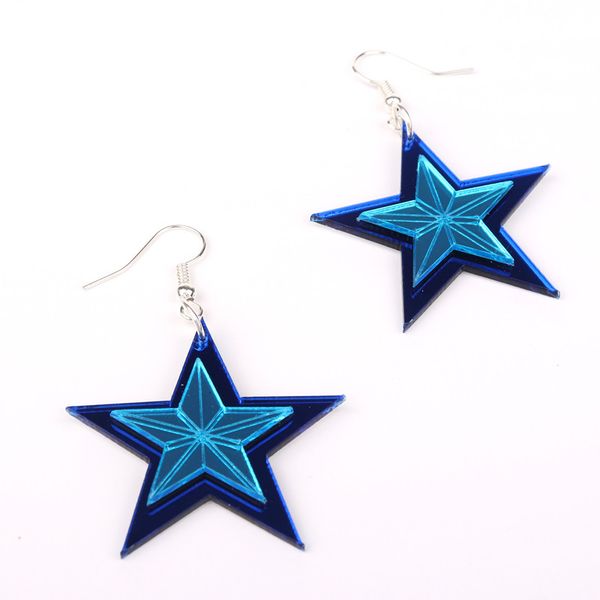 christmas star dangle earrings for women jewelry blue pink mirror acrylic earring trendy accessories, Silver
christmas star dangle earrings for women jewelry blue pink mirror acrylic earring trendy accessories, Silver