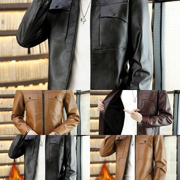 man 2020 new jacket walletleather walletautumn and winter youth trend slim fit korean handsome lapel coat men pu leather jacket batch l7zfn, Blue
man 2020 new jacket walletleather walletautumn and winter youth trend slim fit korean handsome lapel coat men pu leather jacket batch l7zfn, Blue
