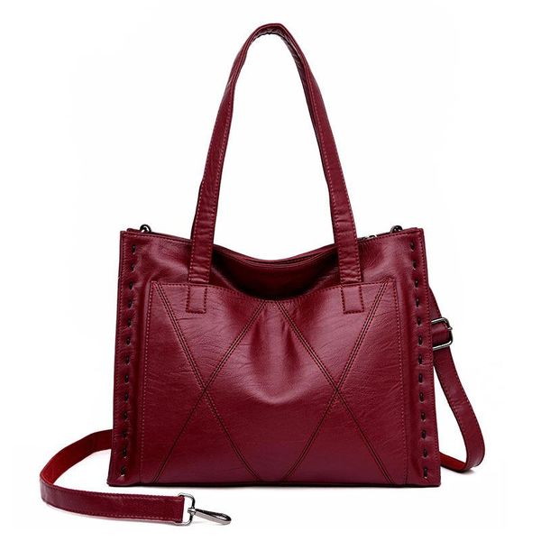 genuine leather women's handbags fashion women tote bags ladies shoulder bag large capacity women shopping bag