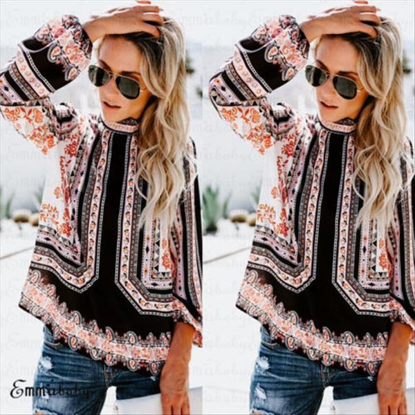 brand new boho womens ladies floral casual pattern ethnic shirt women summer loose long sleeve blouse shirts, White
brand new boho womens ladies floral casual pattern ethnic shirt women summer loose long sleeve blouse shirts, White