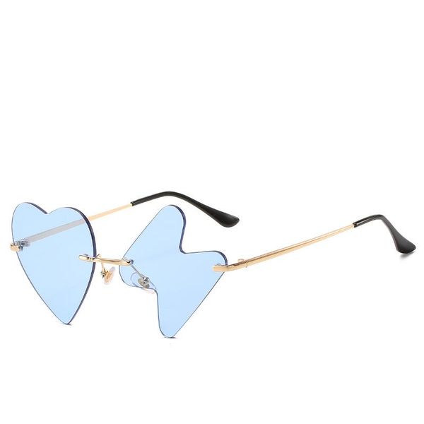 sunglasses fancy sun glasses 2021 frameless ladies metal eyewear steampunk irregular love men retro small mirror, White;black
sunglasses fancy sun glasses 2021 frameless ladies metal eyewear steampunk irregular love men retro small mirror, White;black