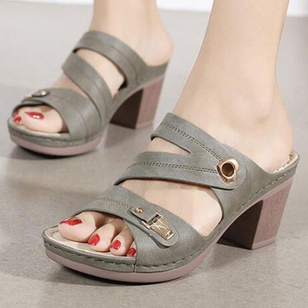 slippers summer women's european and american style high heels comfortable ladies sandals zapatillas de mujer q51, Black
slippers summer women's european and american style high heels comfortable ladies sandals zapatillas de mujer q51, Black