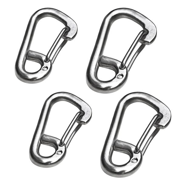 2pcs stainless steel carabiners spring snap hook for climbing camping hiking
2pcs stainless steel carabiners spring snap hook for climbing camping hiking