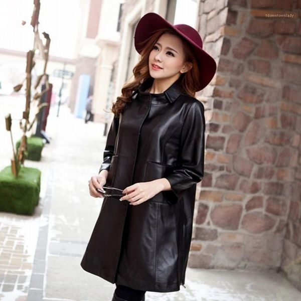 women's leather & faux women's coat real black wind cut red reverse fashion sheepskin design pants autumn1
women's leather & faux women's coat real black wind cut red reverse fashion sheepskin design pants autumn1