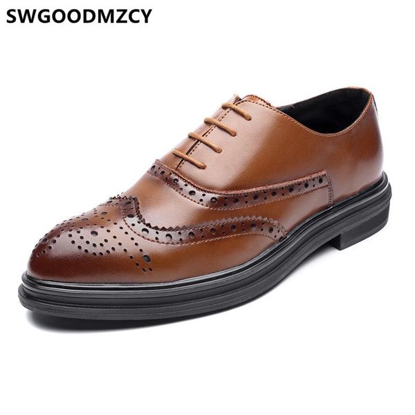 business shoes men office italian brand mens formal shoes genuine leather coiffeur brogue men classic chaussure homme buty, Black
business shoes men office italian brand mens formal shoes genuine leather coiffeur brogue men classic chaussure homme buty, Black
