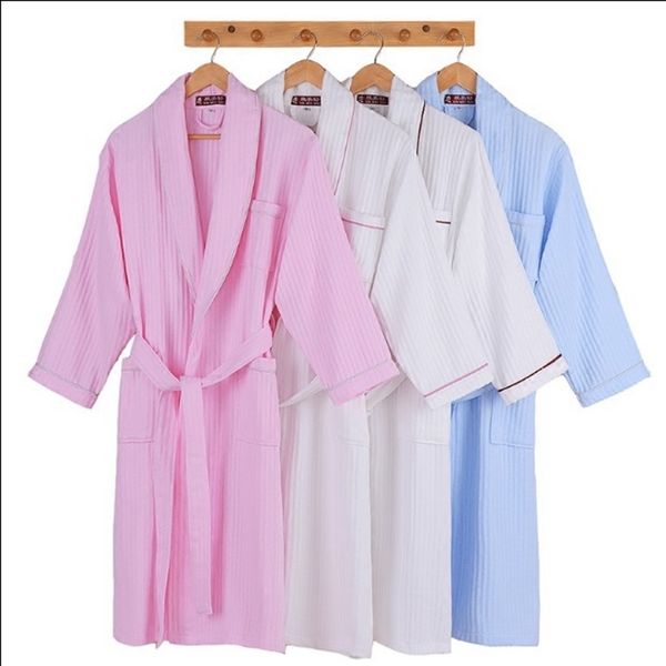 bathrobe men cotton sleep robe waffle robe men's long sleeve male comfortable casual home clothing sleepwear nightwear white 201109, Black;brown
bathrobe men cotton sleep robe waffle robe men's long sleeve male comfortable casual home clothing sleepwear nightwear white 201109, Black;brown