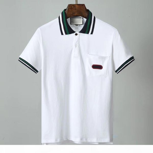 19ss italy designer polo shirt brand t shirts mens casual polos with embroidery letter fashion strip print cotton polos, White;black
19ss italy designer polo shirt brand t shirts mens casual polos with embroidery letter fashion strip print cotton polos, White;black