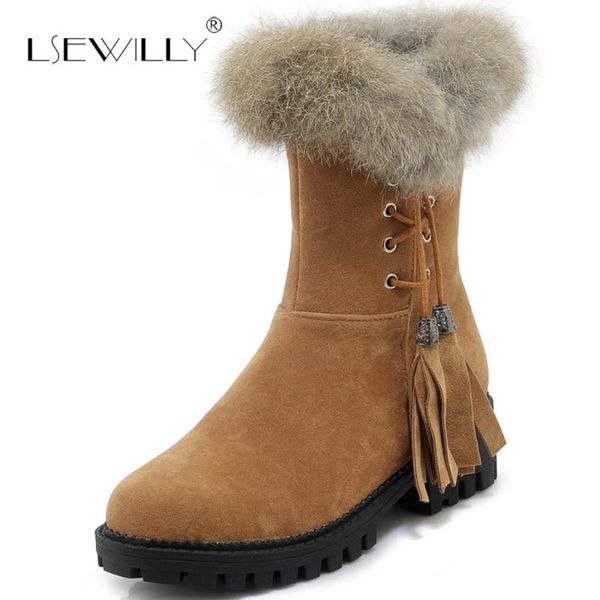 lsewilly faux fur tassel snow boots women 2020 winter warm square med heels ankle boots female shoes comfort casual size 34-43, Black
lsewilly faux fur tassel snow boots women 2020 winter warm square med heels ankle boots female shoes comfort casual size 34-43, Black