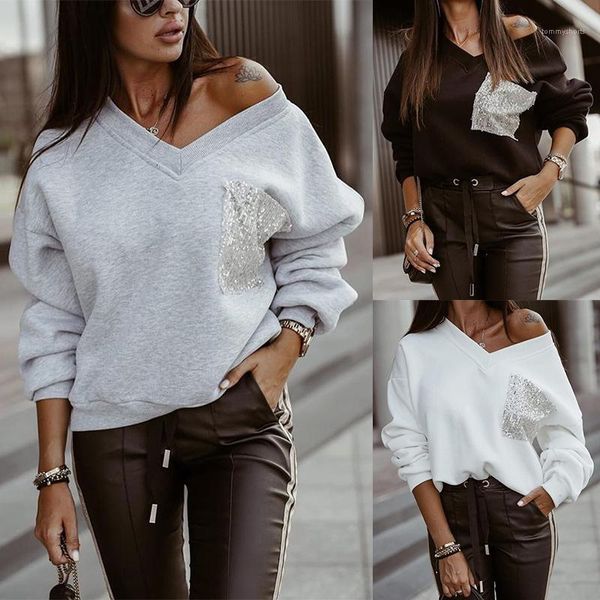 pullover solid color fake pocksts long sleeve sweatshirts casual female clothing dropshipping fashion womens designer loose hoodies, Black
pullover solid color fake pocksts long sleeve sweatshirts casual female clothing dropshipping fashion womens designer loose hoodies, Black