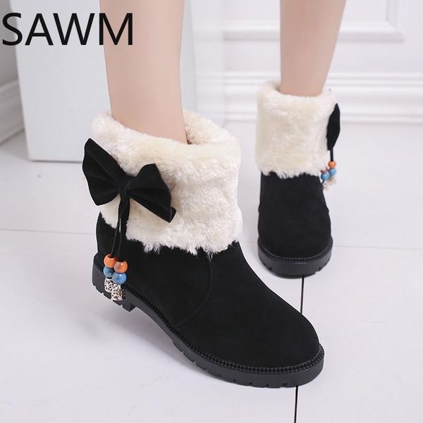 2020 winter new women's thick-soled velvet warm women's snow boots flat-bottomed fashion short boots mid-tube shoes w352, Black
2020 winter new women's thick-soled velvet warm women's snow boots flat-bottomed fashion short boots mid-tube shoes w352, Black