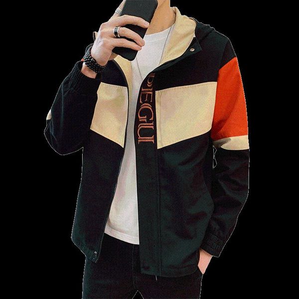 autumn fashion bomber zipper jacket slim fit hooded windbreaker street outerwear pilot coat men long sleeve color block coats, Black;brown
autumn fashion bomber zipper jacket slim fit hooded windbreaker street outerwear pilot coat men long sleeve color block coats, Black;brown