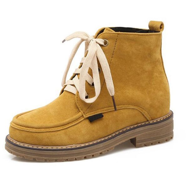 autumn winter ankle boots women lace up suede leather shoes woman platform casual women shoes big size 34-43 xkd2021, Black
autumn winter ankle boots women lace up suede leather shoes woman platform casual women shoes big size 34-43 xkd2021, Black