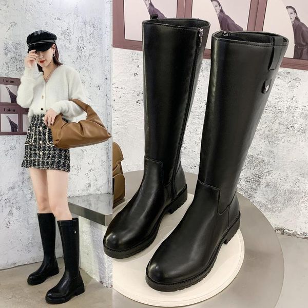 boots women's knee-length 2021 autumn and winter black all-match casual high square heel low shoes1
boots women's knee-length 2021 autumn and winter black all-match casual high square heel low shoes1