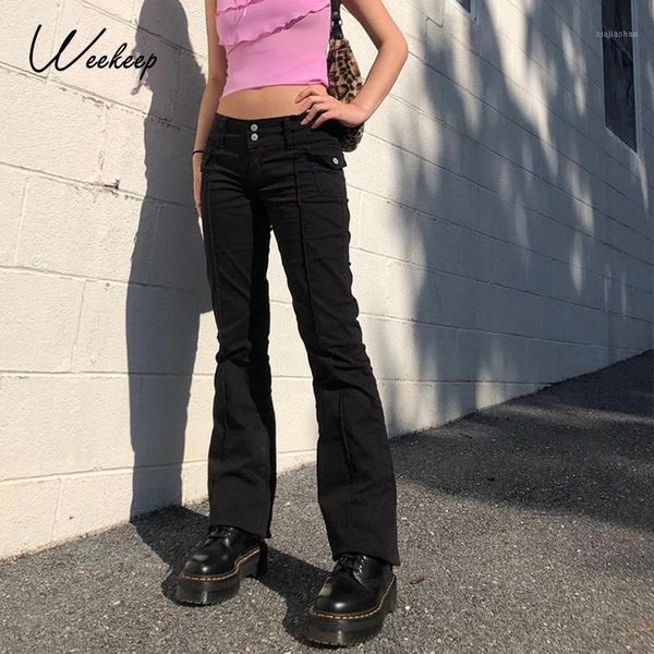 weekeep black vintage slim trousers women's pants low waist cargo pants capris streetwear pockets sweatpants autumn 2020 fashion1, Black;white
weekeep black vintage slim trousers women's pants low waist cargo pants capris streetwear pockets sweatpants autumn 2020 fashion1, Black;white