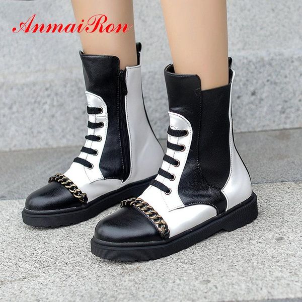 anmairon 2020 boots women fashion pu lace-up mid-calf basic short plush round toe square heel winter shoes women size 34-43, Black
anmairon 2020 boots women fashion pu lace-up mid-calf basic short plush round toe square heel winter shoes women size 34-43, Black
