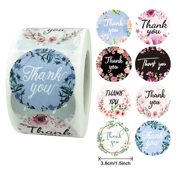 500pcs roll 3.8cm floral thank you round cute stickers for envelope party gift baking packaging sealing label decoration qylbjl mywjqq
500pcs roll 3.8cm floral thank you round cute stickers for envelope party gift baking packaging sealing label decoration qylbjl mywjqq