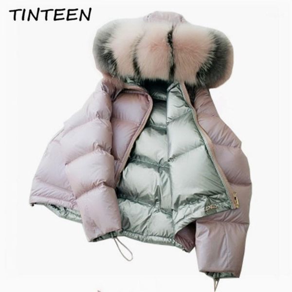 tinteen warm slim winter coat women 2019 large real natural fur white duck down parka hooded outerwear winter jacket women gc6761, Black
tinteen warm slim winter coat women 2019 large real natural fur white duck down parka hooded outerwear winter jacket women gc6761, Black