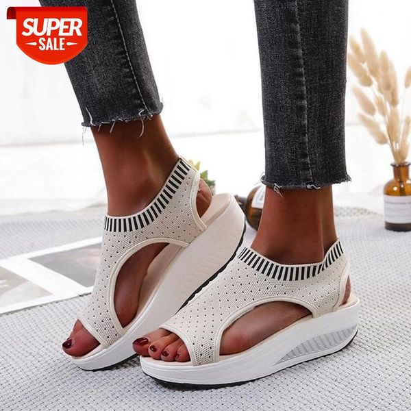 mcckle women sandals wedges slip on knitting ladies peep toe casaul summer shoes female pltaform fashion comfort sandalias #vw5j, Black
mcckle women sandals wedges slip on knitting ladies peep toe casaul summer shoes female pltaform fashion comfort sandalias #vw5j, Black