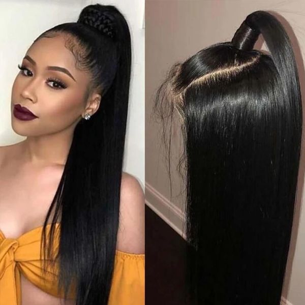 360 lace frontal human hair perruque remy long straight human wig pelucas de mujer cortas lace frontal wig for black women, Black;brown
360 lace frontal human hair perruque remy long straight human wig pelucas de mujer cortas lace frontal wig for black women, Black;brown
