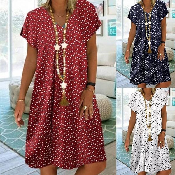 polka dots print summer dress women plus size v-neck vintage party dress female short sleeve loose a-line dresses vestidos, Black;gray
polka dots print summer dress women plus size v-neck vintage party dress female short sleeve loose a-line dresses vestidos, Black;gray