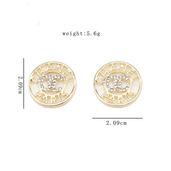 18k gold plated 925 silver luxury brand designers letters stud flower geometric famous women girls round crystal rhinestone pearl earring we, Golden;silver
18k gold plated 925 silver luxury brand designers letters stud flower geometric famous women girls round crystal rhinestone pearl earring we, Golden;silver