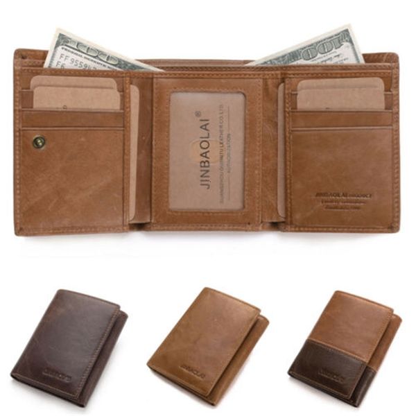 men's leather pockets id credit holder clutch tri-fold purse smart mini slim card wallet men wallets, Red;black
men's leather pockets id credit holder clutch tri-fold purse smart mini slim card wallet men wallets, Red;black