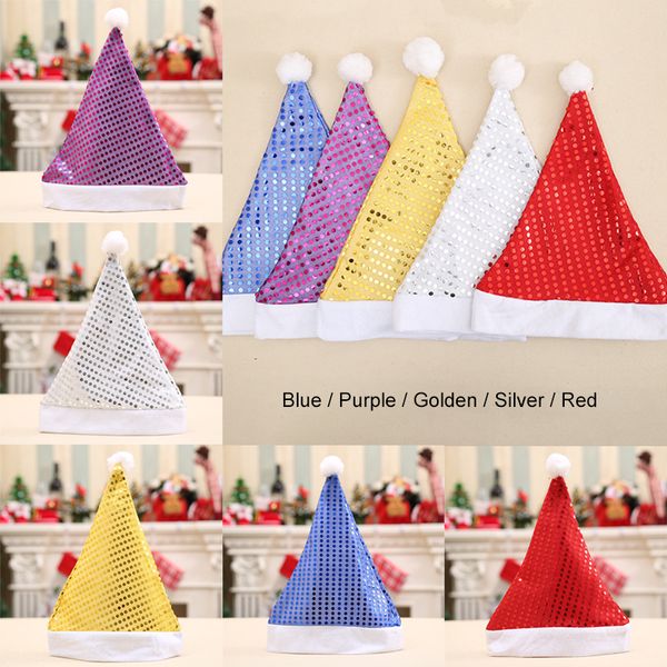 christmas sequined hat color red golden silver blue purple sequined christmas hat new year christmas holiday supplies yl0039
christmas sequined hat color red golden silver blue purple sequined christmas hat new year christmas holiday supplies yl0039
