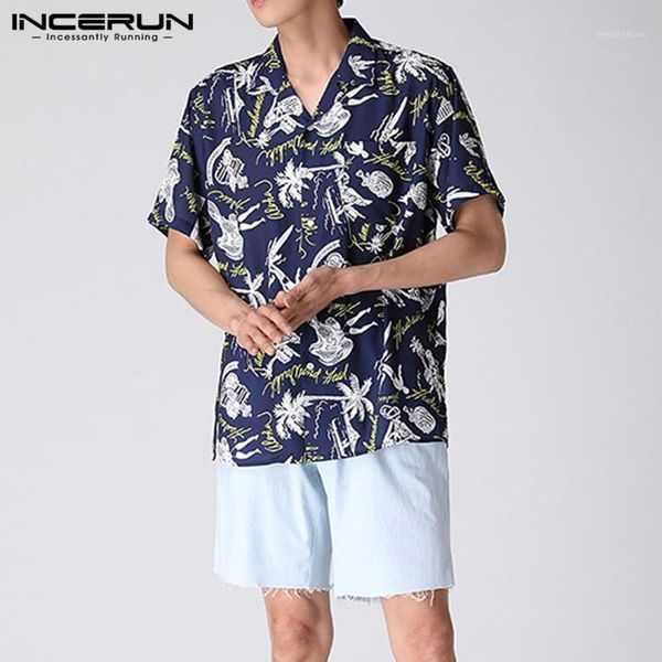 incerun men printed shirt short sleeve lapel loose shirt ethnic style camisa hawaiian holiday blouse casual floral s-3xl1, White;black
incerun men printed shirt short sleeve lapel loose shirt ethnic style camisa hawaiian holiday blouse casual floral s-3xl1, White;black