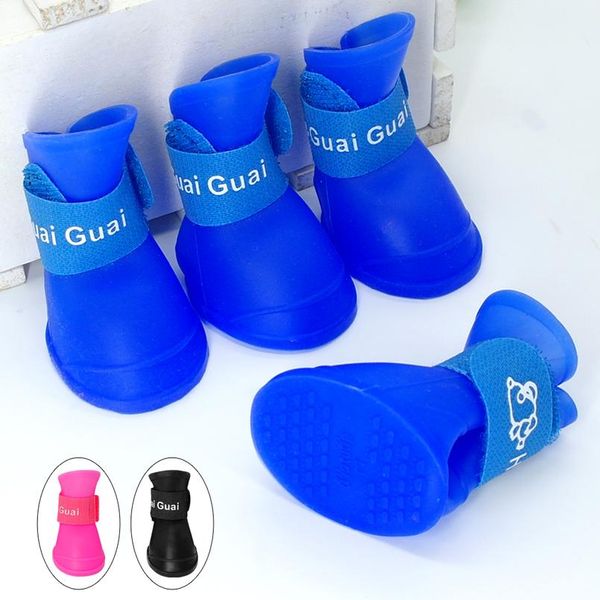4pcs waterproof pet dog shoes summer anti-slip rubber rain boots protective for small cats dogs candy color puppy socks wmtpkm
4pcs waterproof pet dog shoes summer anti-slip rubber rain boots protective for small cats dogs candy color puppy socks wmtpkm