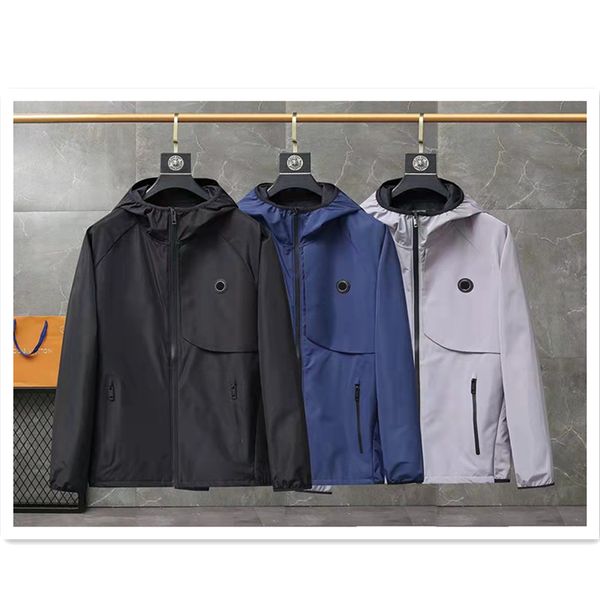 designer men hooded jacket windbreaker coat trend windproof and warm outdoor sports leisure jackets luxury mens hat pocket round logo spring, Black;brown
designer men hooded jacket windbreaker coat trend windproof and warm outdoor sports leisure jackets luxury mens hat pocket round logo spring, Black;brown
