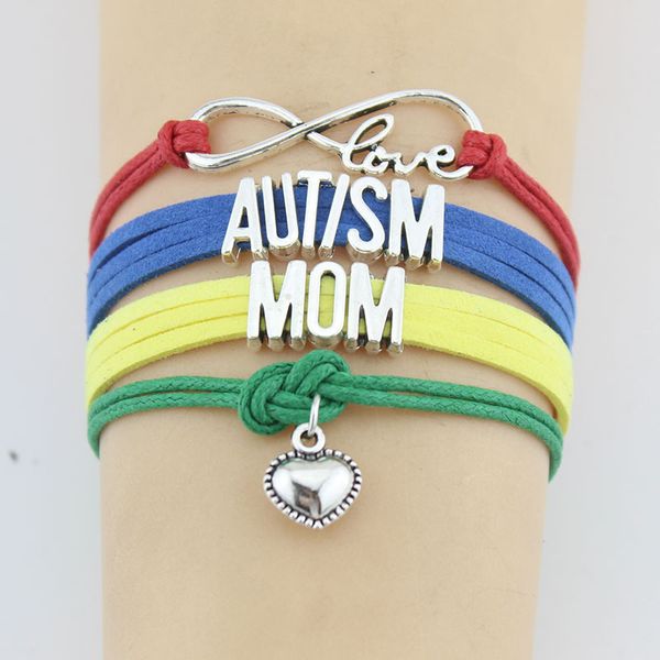 infinity love autism mom dad sister grandma aunt teacher awareness heart charm bracelet wristband friendship bracelets, Golden;silver
infinity love autism mom dad sister grandma aunt teacher awareness heart charm bracelet wristband friendship bracelets, Golden;silver