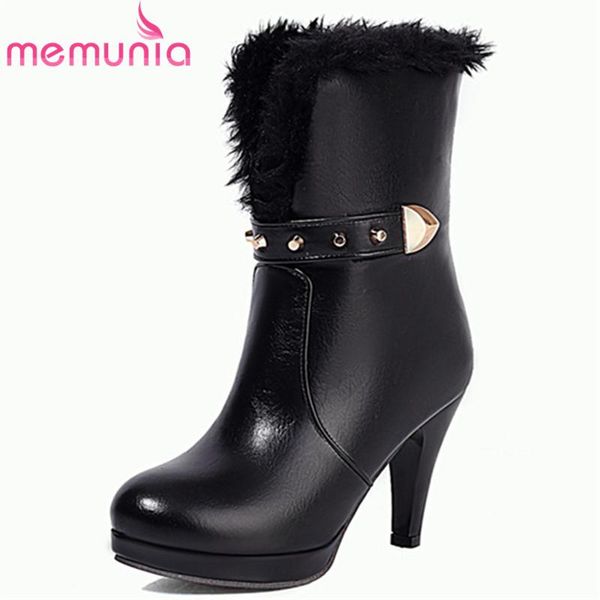 boots memunia 2021 arrive winter snow women high heel party wedding shoes round toe rivet sweet ankle pink, Black
boots memunia 2021 arrive winter snow women high heel party wedding shoes round toe rivet sweet ankle pink, Black