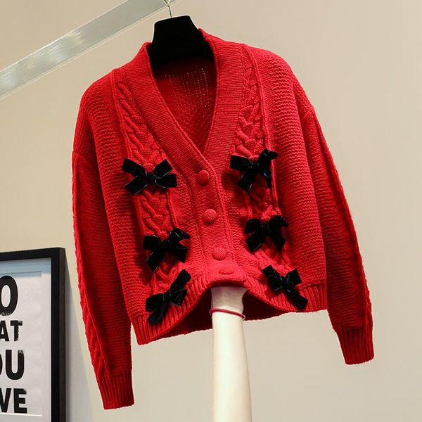 women's knits & tees bow short sweater for women 2021 spring winter slim long sleeve cardigan knitting coat girls lady casual knit jack, White
women's knits & tees bow short sweater for women 2021 spring winter slim long sleeve cardigan knitting coat girls lady casual knit jack, White
