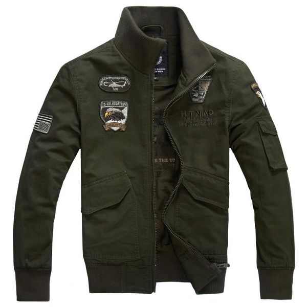 new bomber men's jacket men's jacket men's designer clothing autumn and winter models of military uniform jacket, Black;brown
new bomber men's jacket men's jacket men's designer clothing autumn and winter models of military uniform jacket, Black;brown