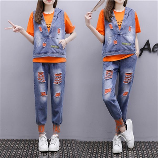 spring jean suit for three outfits will see jeans casual women with hood -pants women's training y8kn, White
spring jean suit for three outfits will see jeans casual women with hood -pants women's training y8kn, White