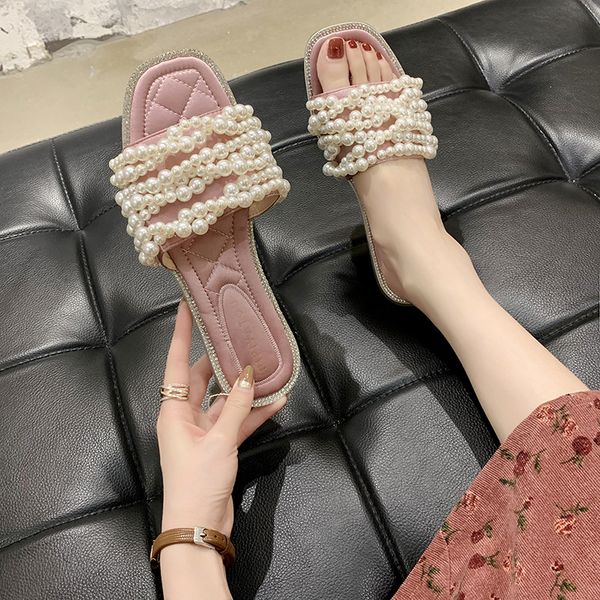 cute wild trend simple young women bead slippers fashion flats open toe summer slippers slides women casual shoes solid, Black
cute wild trend simple young women bead slippers fashion flats open toe summer slippers slides women casual shoes solid, Black