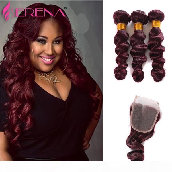 selling hair bundles with lace closure human burgundy 99j loose wave hair bundles with lace closure brazilian human hair extensions, Black;brown
selling hair bundles with lace closure human burgundy 99j loose wave hair bundles with lace closure brazilian human hair extensions, Black;brown