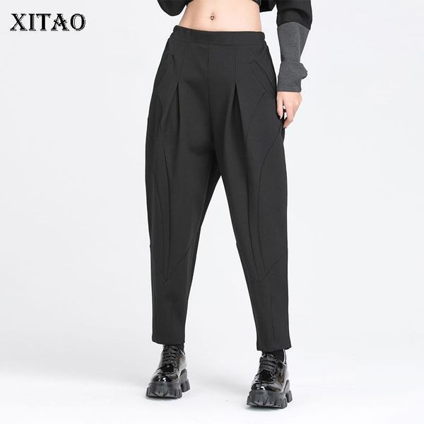 xitao patchwork wrinkle solid harem pants women 2020 autumn casual fashion new style temperament all match women clothes dzl15871, Black;white
xitao patchwork wrinkle solid harem pants women 2020 autumn casual fashion new style temperament all match women clothes dzl15871, Black;white